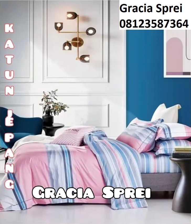 <p>Sprei gracia memiliki motif dan corak warna yan